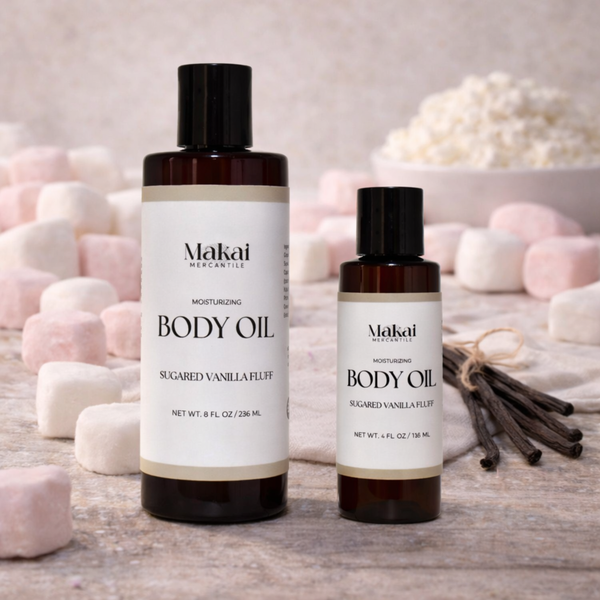 Moisturizing Body Oil- Sugared Vanilla Fluff