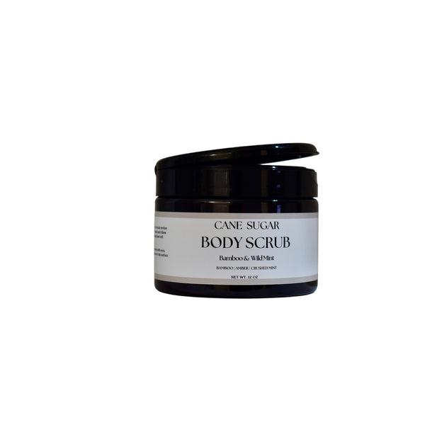 Cane Sugar Body Scrub - Bamboo & Wild Mint
