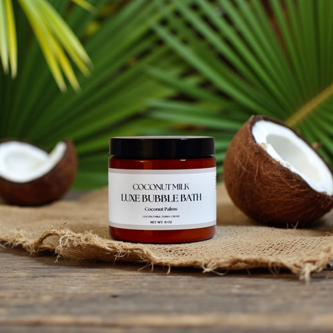 Coconut Milk Luxe Bubble Bath - Coconut Palms