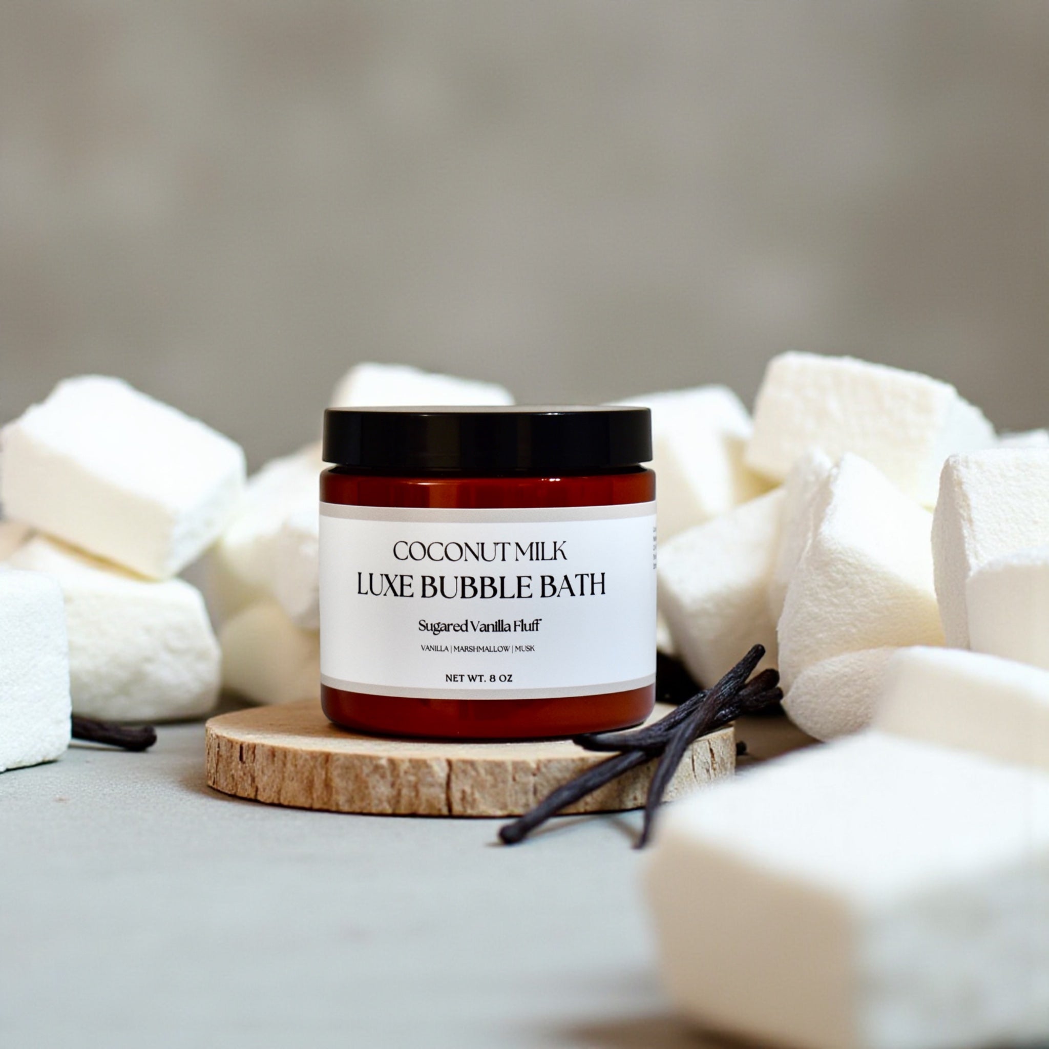 Coconut Milk Luxe Bubble Bath - Sugared Vanilla Fluff