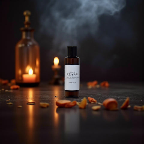 Perfumed Moisturizing Body Oil- Caramel Nocturne
