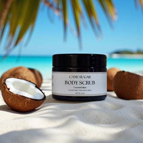 Cane Sugar Body Scrub- Coconut Palms