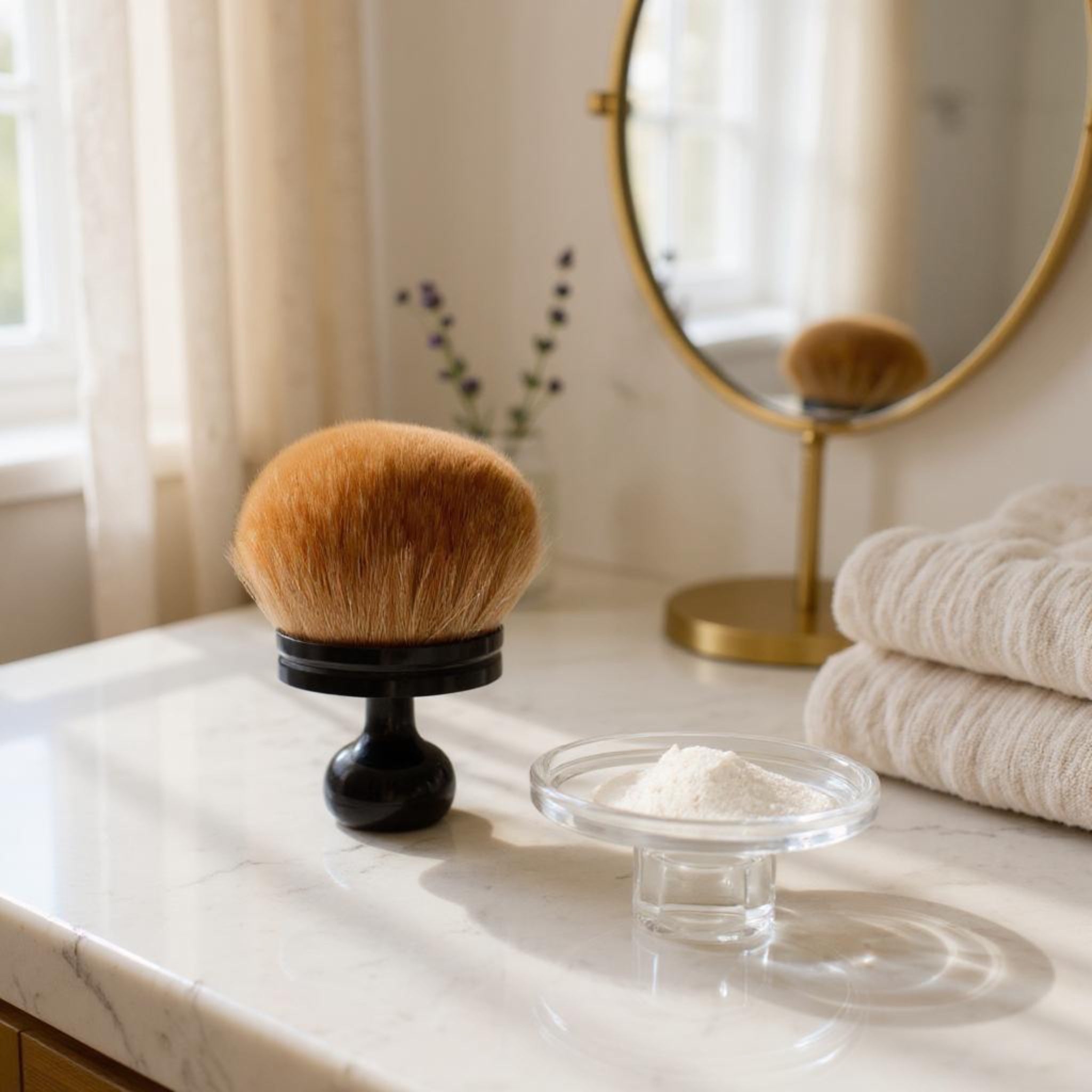 Luxe Kabuki Body Brush For Dusting Powders