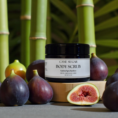 Cane Sugar Body Scrub- Kadota Fig & Bamboo