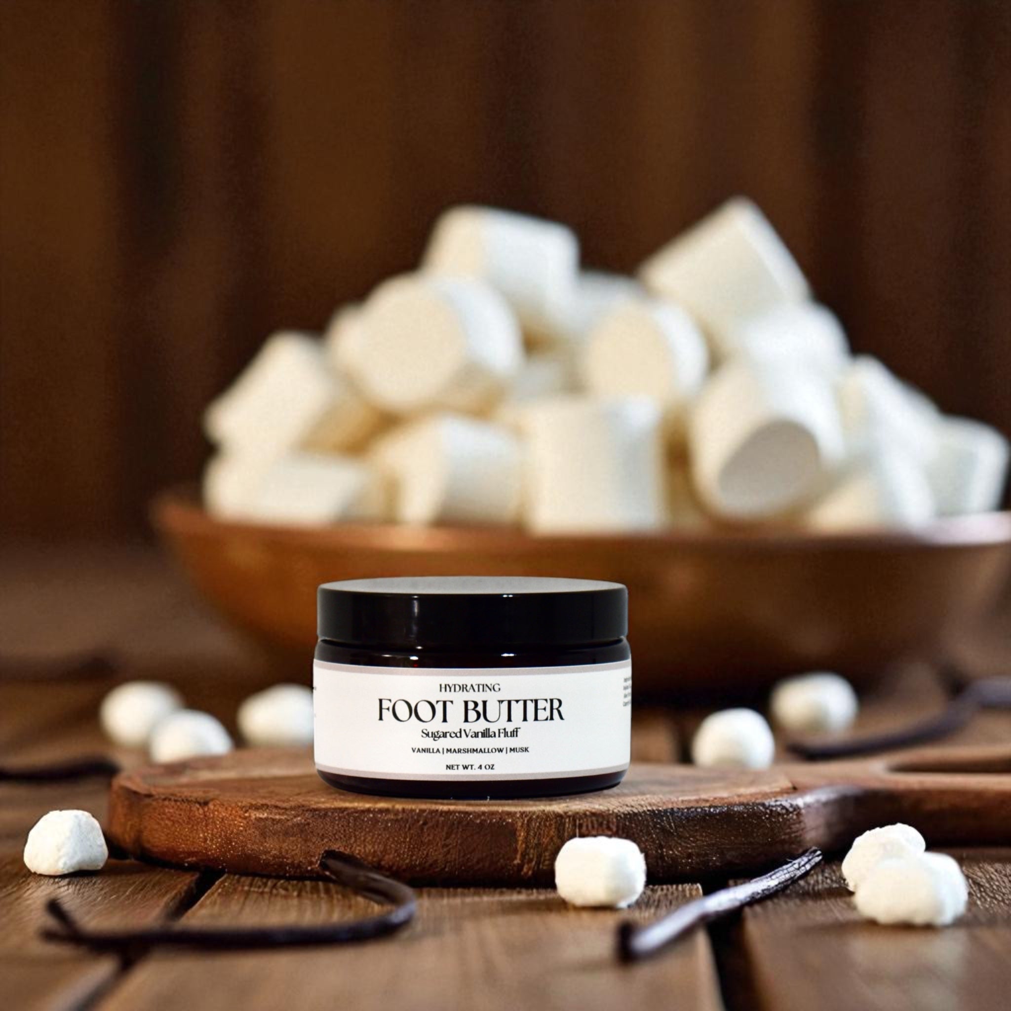 Hydrating Foot Butter- Sugared Vanilla Fluff