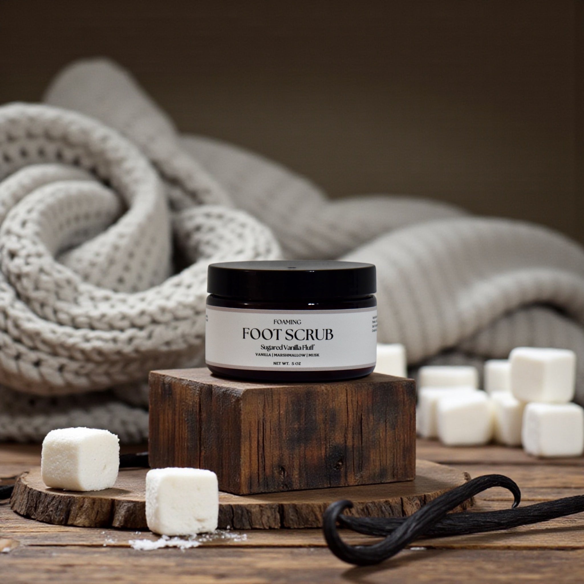 Foaming Pumice Foot Scrub - Sugared Vanilla Fluff