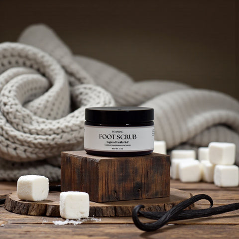 Foaming Pumice Foot Scrub - Sugared Vanilla Fluff
