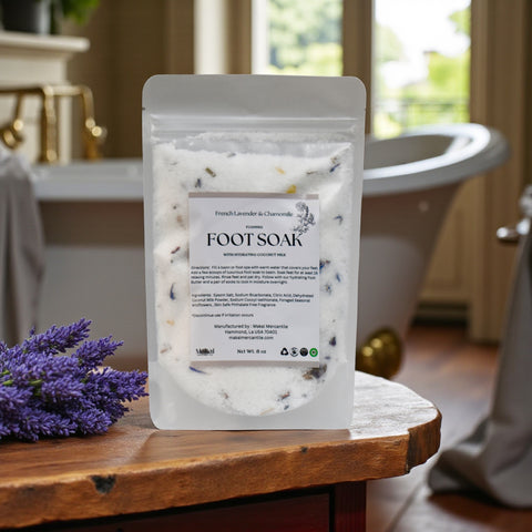 Foaming Foot Soak - French Lavender & Chamomile