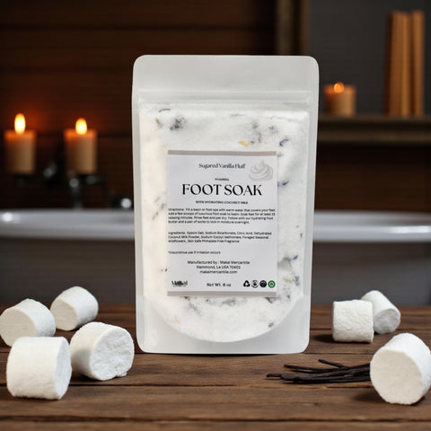Foaming Foot Soak - Sugared Vanilla Fluff