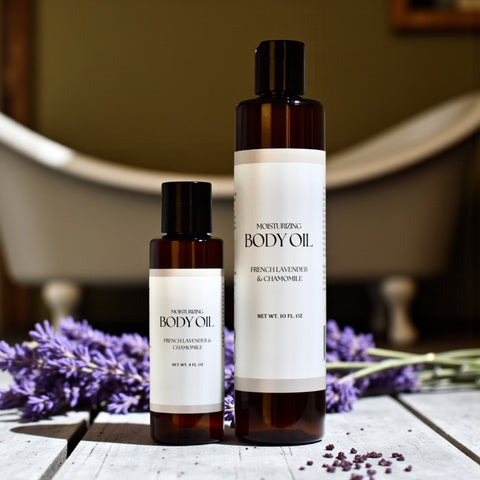 Moisturizing Body Oil- French Lavender & Chamomile
