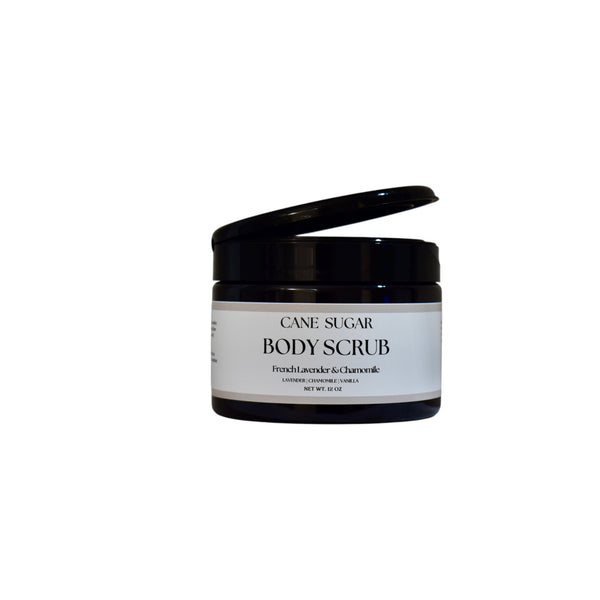 Cane Sugar Body Scrub- French Lavender & Chamomile