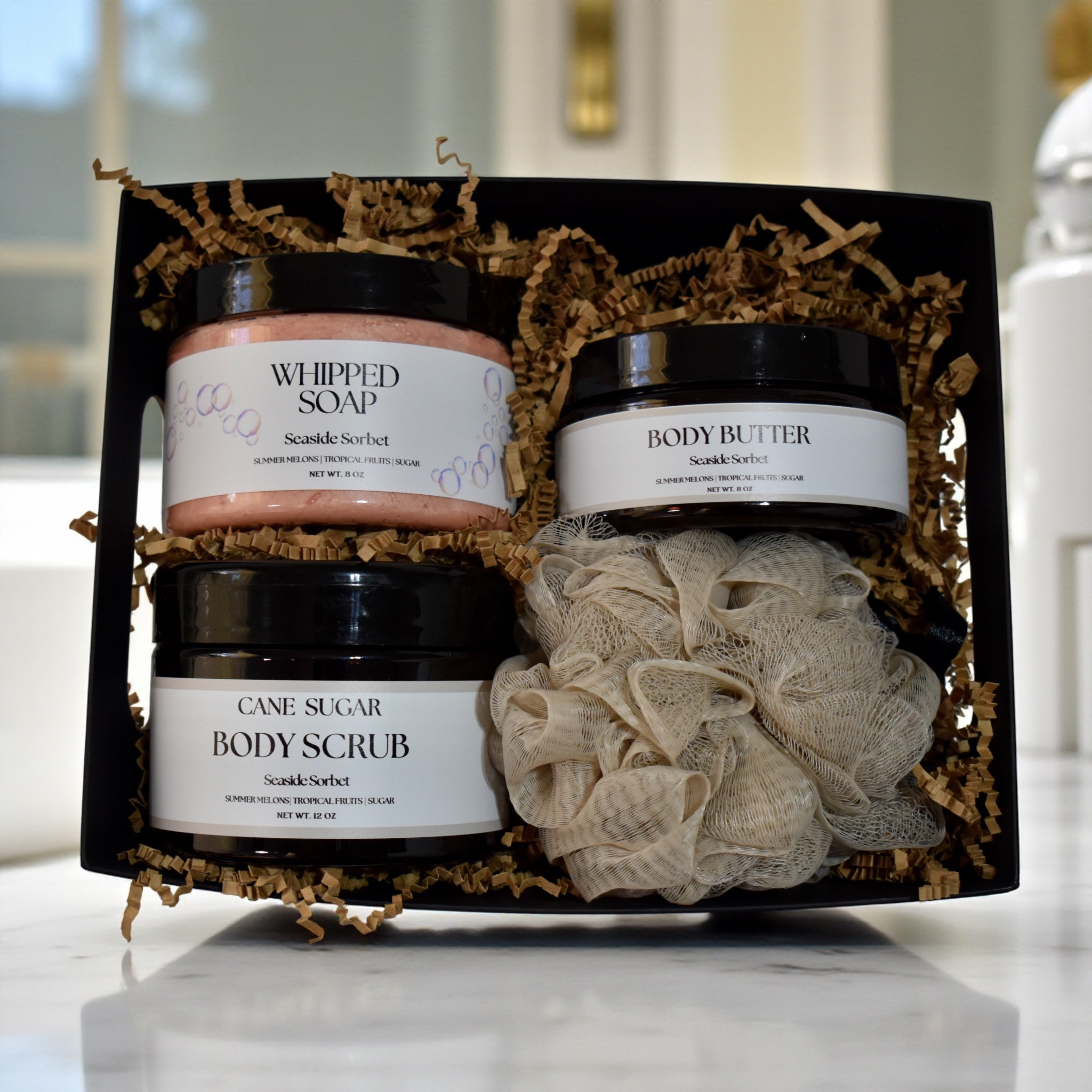 Luxe body care products gift set