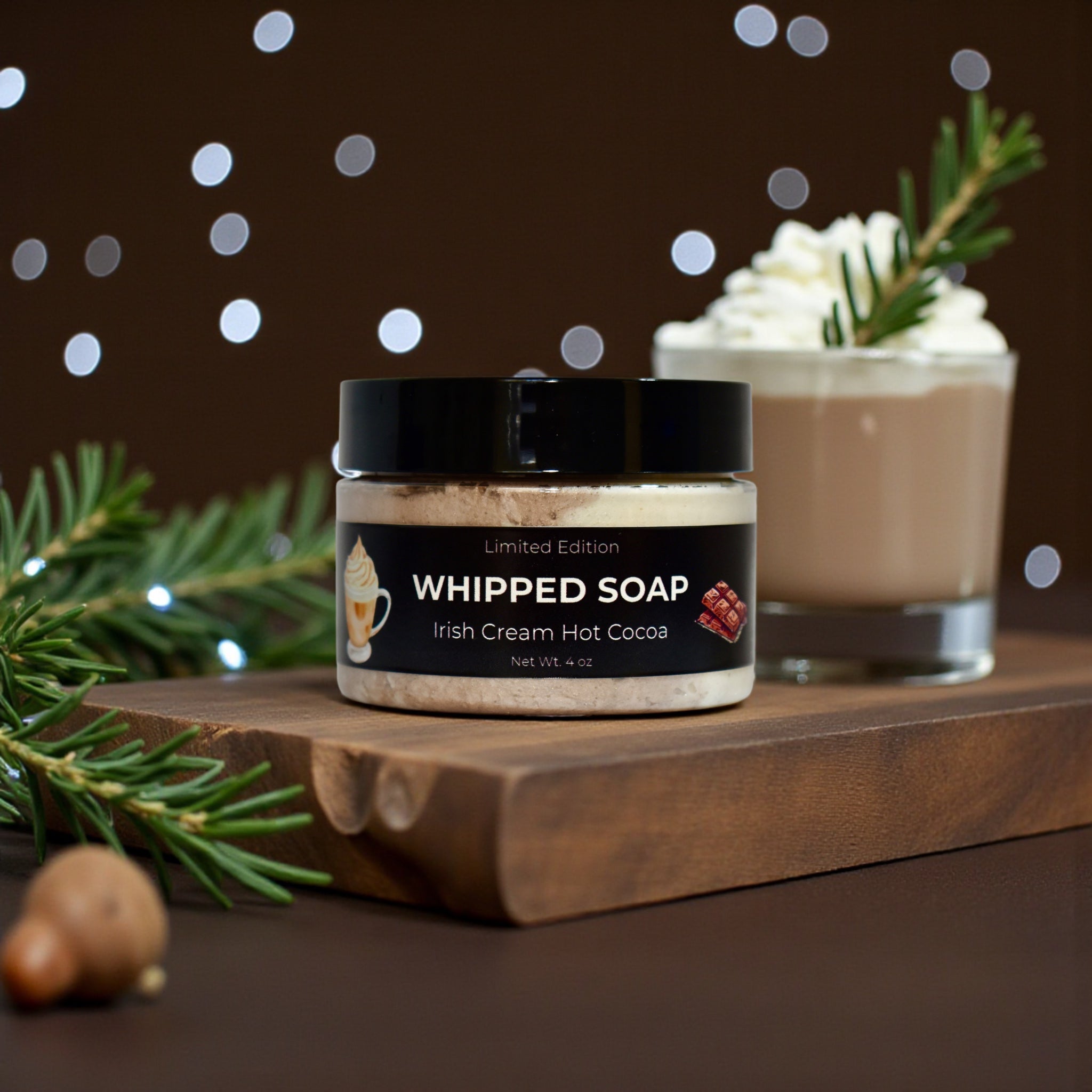 Seasonal Mini Whipped Soap - Irish Cream Hot Cocoa