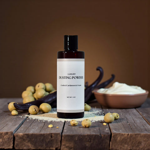 Dusting Powder- Crushed Cardamom & Cream