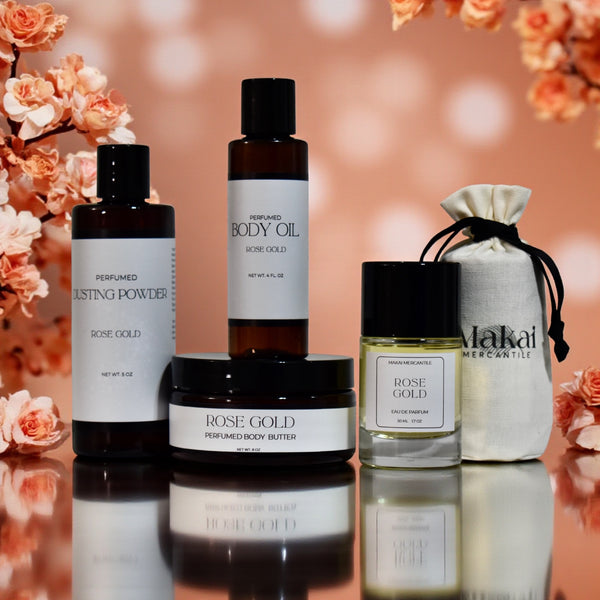 Perfumed Dusting Powder - Rose Gold