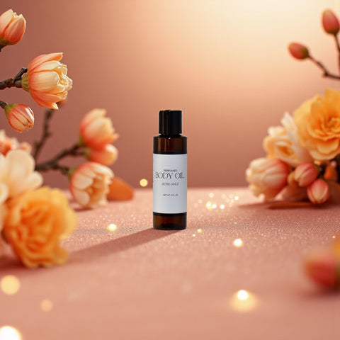 Perfumed Moisturizing Body Oil- Rose Gold