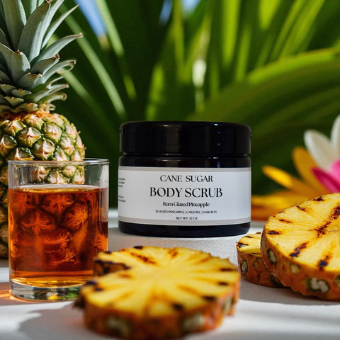 Cane Sugar Body Scrub - Rum Glazed Pineapple