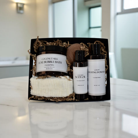 Bath and body pamper gift set