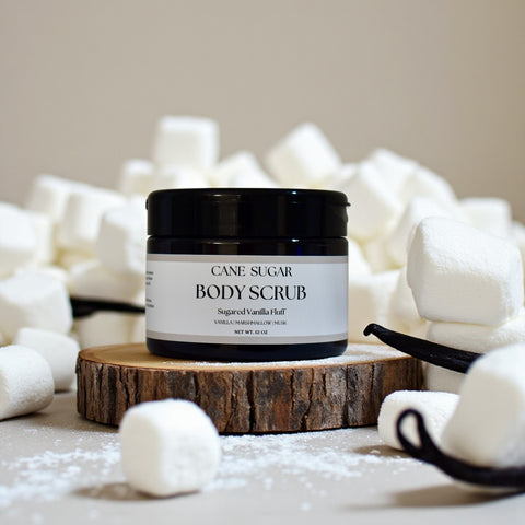 Cane Sugar Body Scrub- Sugared Vanilla Fluff