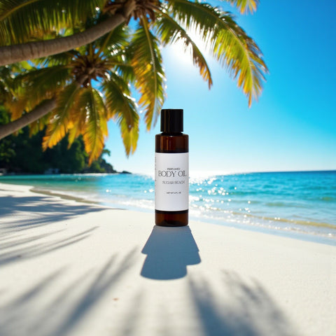 Perfumed Moisturizing Body Oil- Sugar Beach