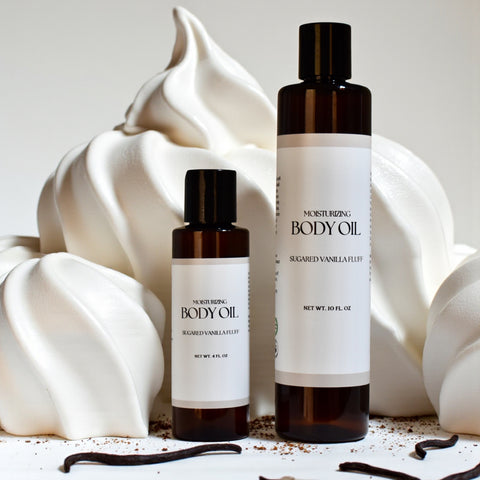 Moisturizing Body Oil- Sugared Vanilla Fluff